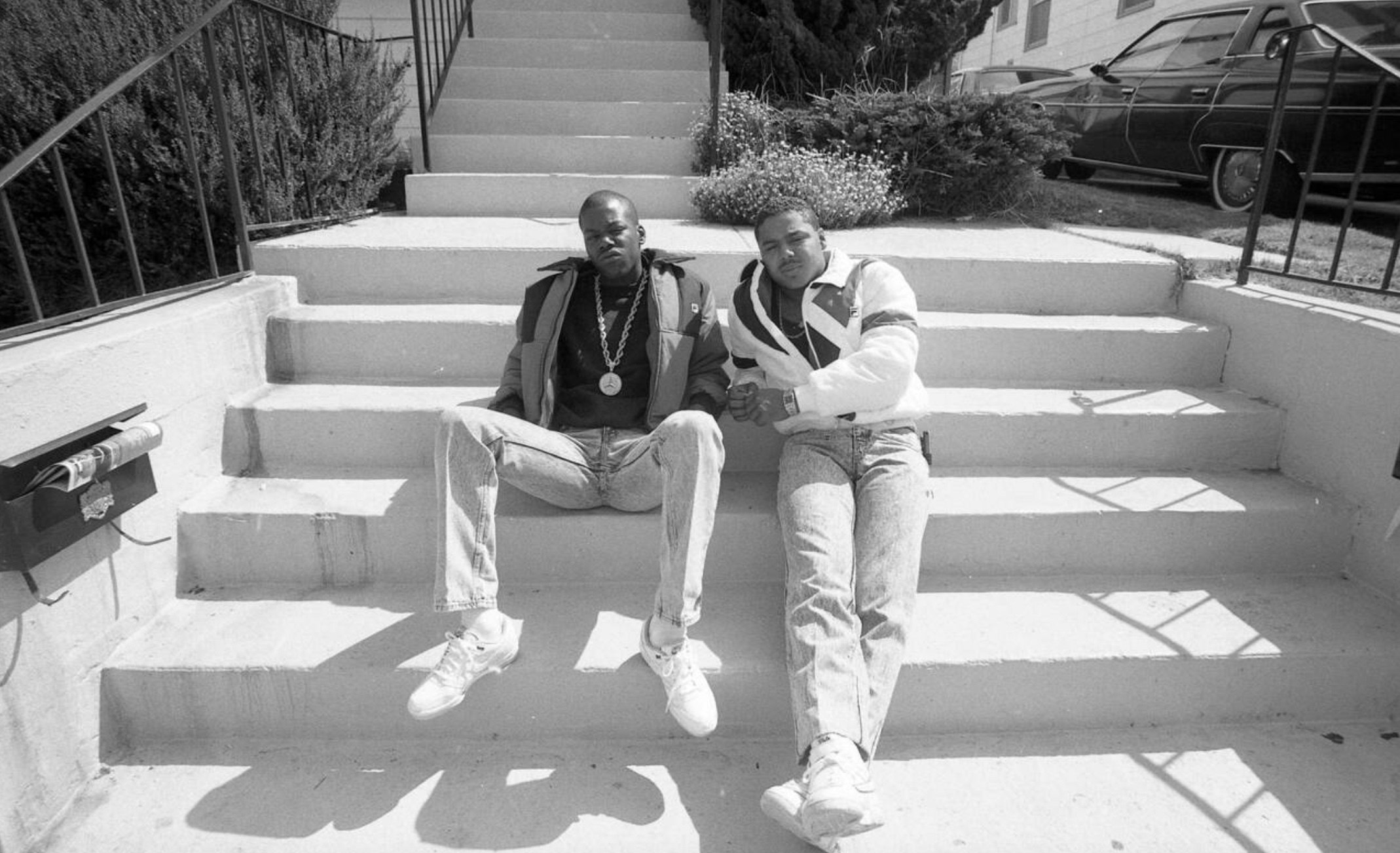Too Short and Randy Austin, at Austin’s house in Oakland, September 1987. Photo by Steve Ringman/San Francisco Chronicle, via AP/Alamy.